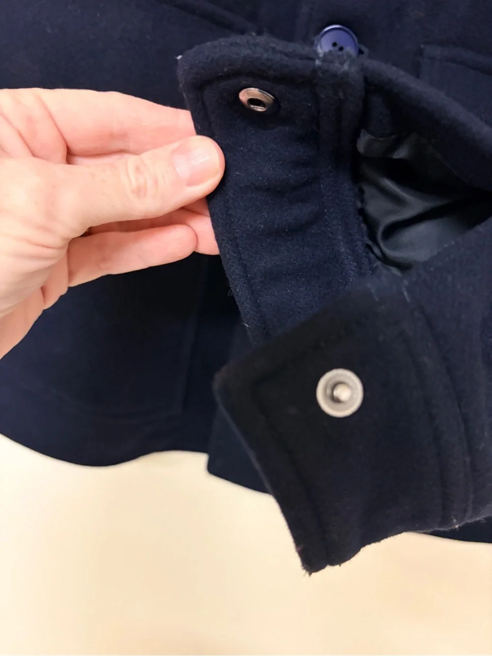Theory Guntaar Erhart Wool Cashmere Field Jacket Navy Men’s Small Utility Coat